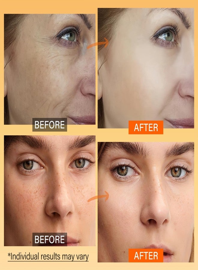 ulluxe Vitamin C Face Moisturizer, Brightening & Anti-aging Face Cream with Turmeric for Dark Spots, Wrinkles & Uneven Tone, Glowing Skin Care Hydrating with Niacinamide & Squalane for All Skin Types, 2.3 Oz - Image 5